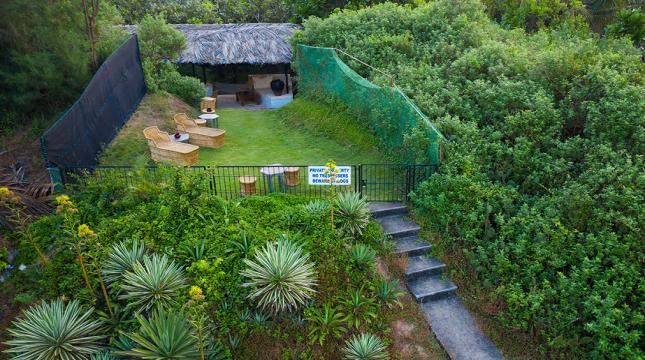 Common beach sitout for cottages